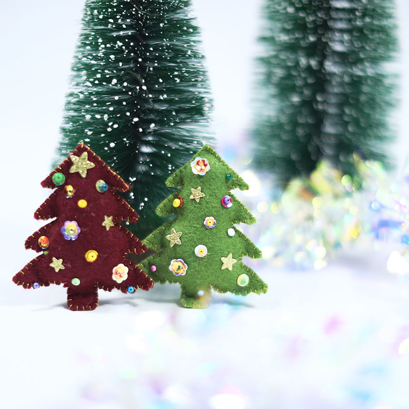 Groothandel vilt kerstdecoratie kerstboom diy kit