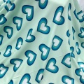 DTY Polyester Stretch Printed Single Jersey Fabric