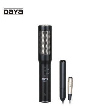 Daya KA-100 Microfono condensatore ad alto sensibile cablato per trasmissione e conferenze