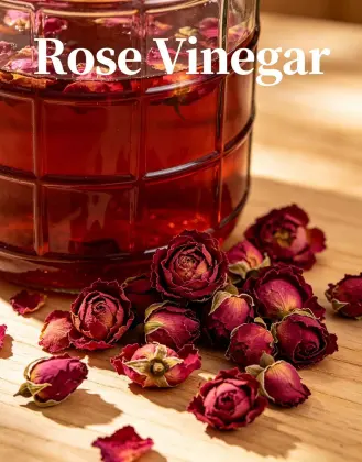 Natural Fermented Rose Vinegar