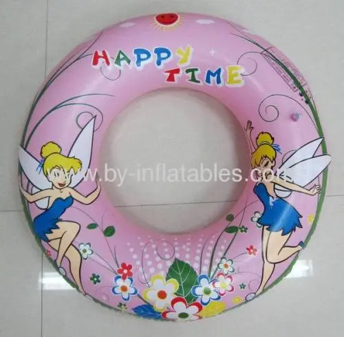 Pink Inflatable Kid Swim Ring 