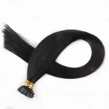 Wholesale Top Quality U Tip Remy Hair Extensions 16 Inch Russian Human Hair pre bonded Straight Keratin U-Tip Hair Extensions