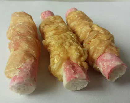 Pet chicken jerky treat dry dog snacks