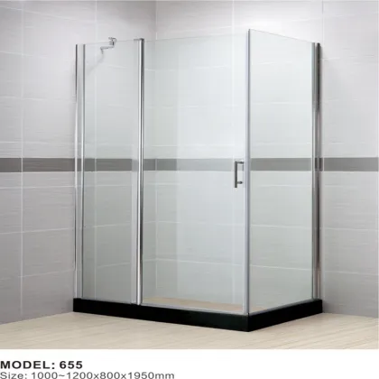Frameless Aluminum Shower Room & Toilet Cabin Accessories