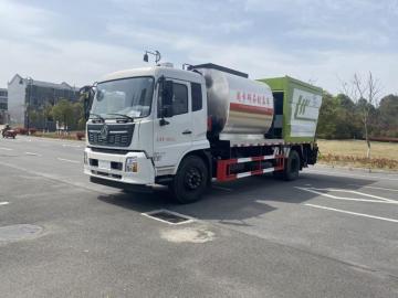 Dongfeng 4x2 6 ruote di camion di ghiaia con chip sigillatore sincrono