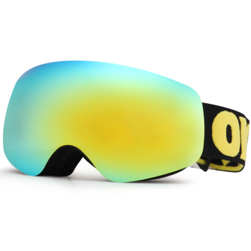 Rahmenlose Kinder Skibrillen mit UV-Schutz und Anti-Fog für Weitwinkelschneesportarten