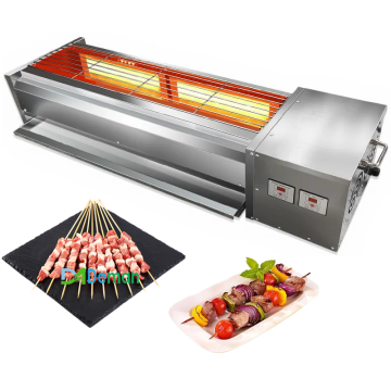 Commercial Electric Grill with Dual-Sided Heating Smokeless Barbecue Grill & Digital Temperature Control