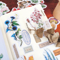 8 pcs/lot Beautiful plant mushroom cactus paper sticker decoration stickers DIY ablum diary scrapbooking label sticker