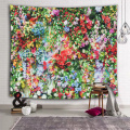Colorful Flower Wall Tapestry Full Wall Bright Floral Nature Tapestry Wall Hanging for Livingroom Bedroom Dorm Home Decor