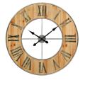 Large Minimalist Vintage Wooden Clocks