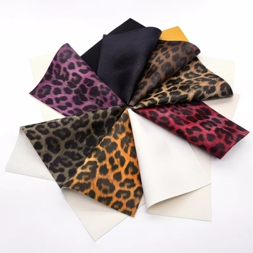 Classical Imitation Leopard Skin PVC Leather Fabric: Versatile Material for Crafting Luxury Bags, Shoes, and Sofas