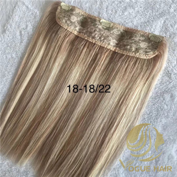 Balayage clipe de uma peça em extensões de cabelo