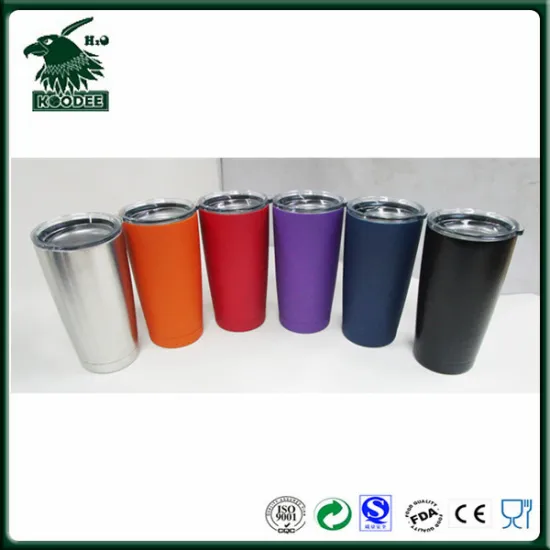 Powder coated finish 20 oz. stainles steel 304 cooler mug