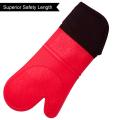 Kitchen Silicone Oven Mitts with Quilted Liner
