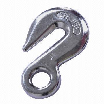 Stainless steel eye grab hook, high glossy polished