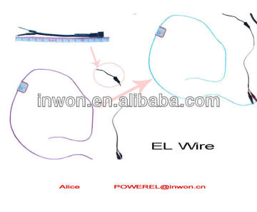 Polar light EL Wire Hoodie