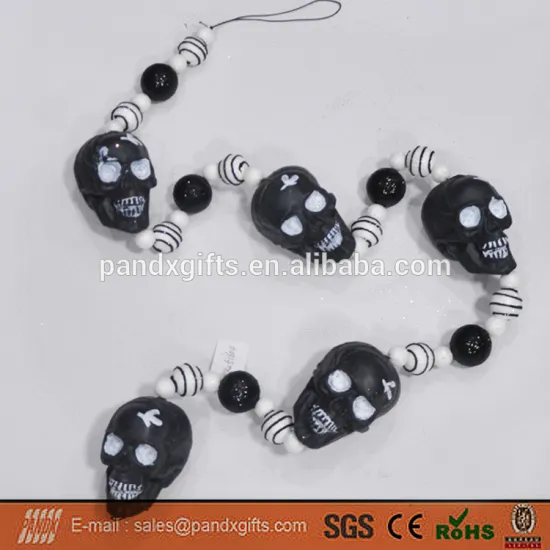 Halloween Decoration Creepy Skull Plastic Bunch String