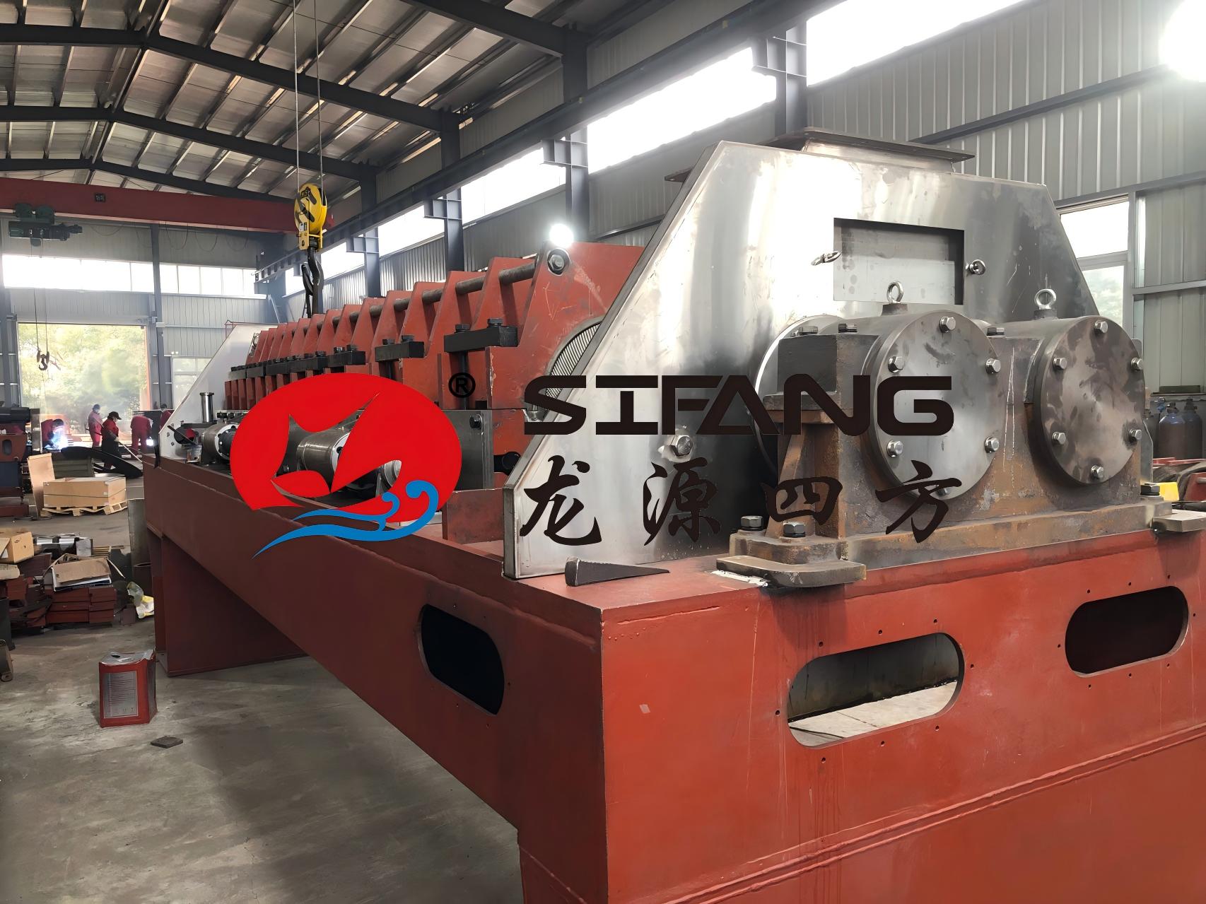 Sifang Adjustable Compression Ratio Flexible Dual-Shaft Animal Protein Material Press Sifang Adjustable Compression Ratio Flexible Dual-Shaft Animal Protein Material Press