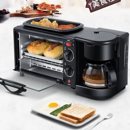 3-in-1 Smart Kitchen Appliance: Multifunctional Breakfast Machine