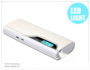 hot selling legoo lipstick power bank 10000mah lcd screen power bank 2800 for iphone 5