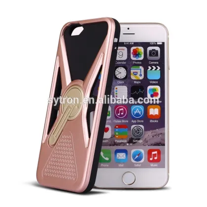 Dual hybrid kickstand armor case for asus zenfone 2 laser