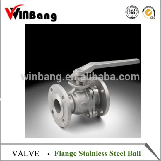 ANSI Flange Stainless Steel Ball Valve