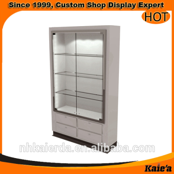 wall mounted showcase designs for jewellery store