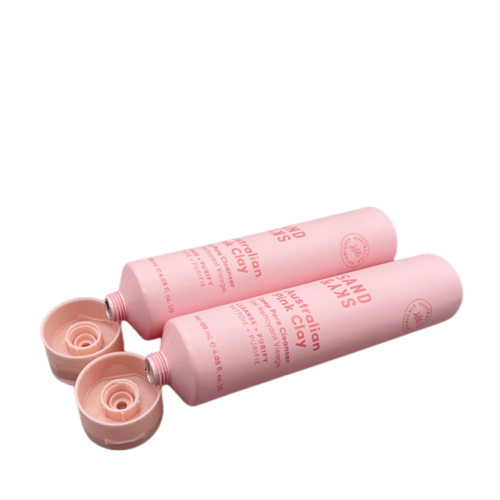 Cosmetic Pipe 120ml matte pink packing Plastic hand Cream tube 50g Factory