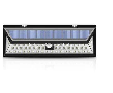 led wall price 54LED solar motion sensor led outdoor light made in China