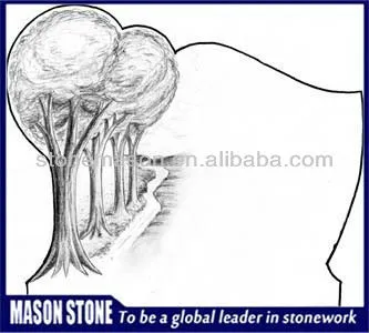 Tree headstone design