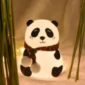 Linda luz nocturna de protección ocular de panda