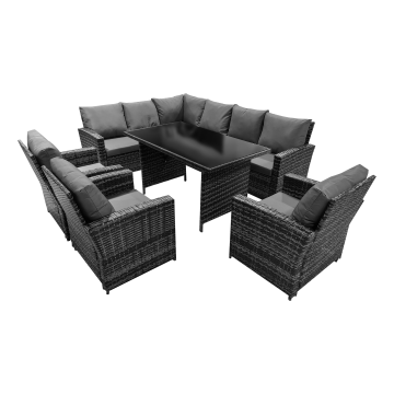 6 piece outdoor modular seating group