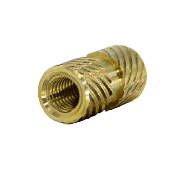 Brass Insert Knurled Hot-Melt Hot-Pressed Injection Nut