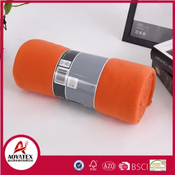 reasonable price promotion100%polyester thick polar fleece blanket