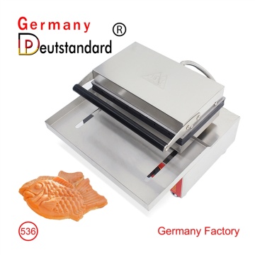 Fischform-Waffelmaschine mit Edelstahl