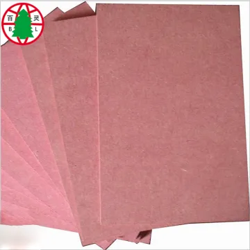inflaming retarding MDF/flame-retardant fireproof pink MDF