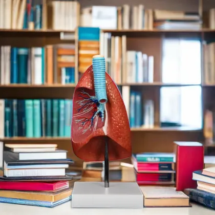 DARHMMY Human Life-Size Cutaway Lung Model for Medical Education