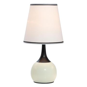 Luxury Fabric Shade Desk Lamp for Home and Hotel Suite Room Decoration