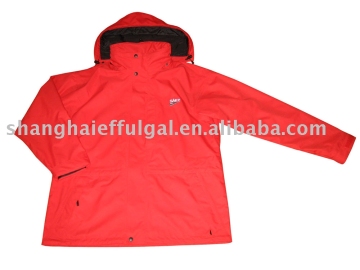 Men's Waterproof  2 in 1 Winter Jacket
