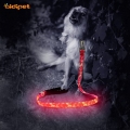 Glöd i mörkrosa Nylon Led Dog Leash