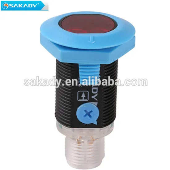 IP 65 waterproof 24v dc diffuse reflection photoelectric sensor