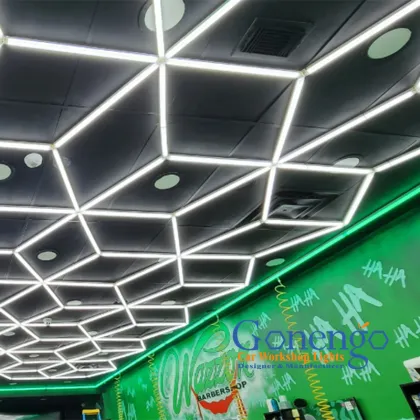 Gonengo LED Lighted Snowflakes Garage Car Showroom