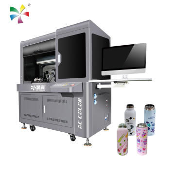 AC COLOR 360 High Speed Rotary Inkjet Printing Machine - UV LED Cylinder Printer for Cylindrical Products