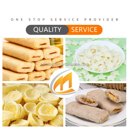 Mingben Machinery Core Filled Pillow Snacks Production Line Food Extruder