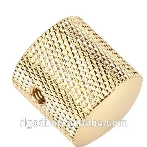 gold plated brass control knob for guitar parts from china