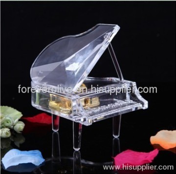 Exquisite Crystal-Music-Box für Hochzeitsdekoration oder Geschenk