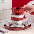 Elegant Ceramic Bowl Gift Set Dinnerware Sets Luxury Porcelain Royal Christmas Gift