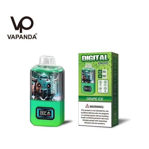 Vapanda Digital 28000 พัฟแบบใช้แล้วทิ้ง vape wholesale