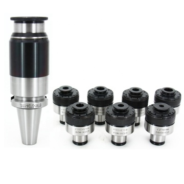 BT40-GT24 Overload Protection Tapping Collet Chuck Set - 7pcs GT24 M12-M24 Taps (ISO, JIS, DIN371, DIN376)