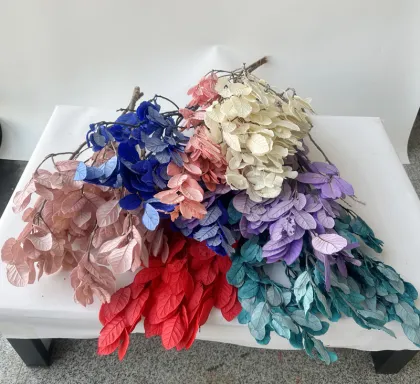 Preserved Ruscus Golden Leaves - Perfect for Wedding and Christmas Decorations